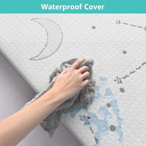 YENING Trifold Pack and Play Mattress Pad Foldable 38x26 Breathable
