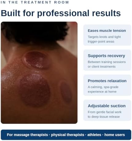 Myofascial Releaser Cupping Set Massager, Cupping Kit for Massage Therapy