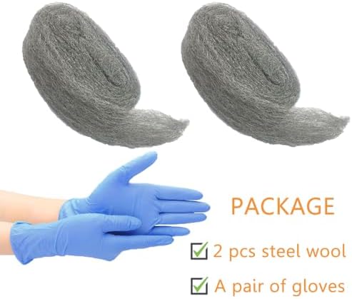 Alabrocon Steel Wool Mice Control, 2 Pack 3" x10 Ft