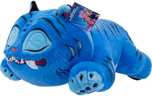 Kpop Demon Hunters 18-inch Sleeping Derpy Tiger - Ultra-Soft Collectible Movie Character - Hug-Ready Pillow Plush for Fans & Collectors - Ages 6+