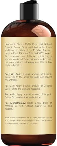 Handcraft Blends Organic Castor Oil - 16 Fl Oz