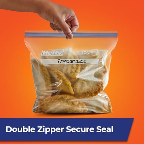 Hefty Press to Close Freezer Bags, Gallon Size, 20ct