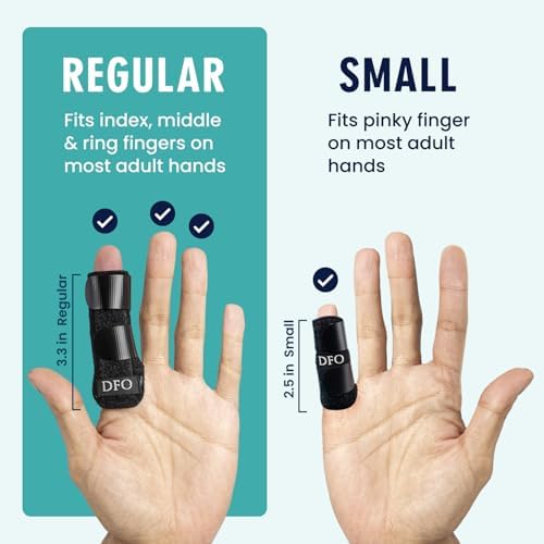 Dr. Frederick's Padded Trigger Finger Splint, Adjustable, Regular Fit, 2 ct