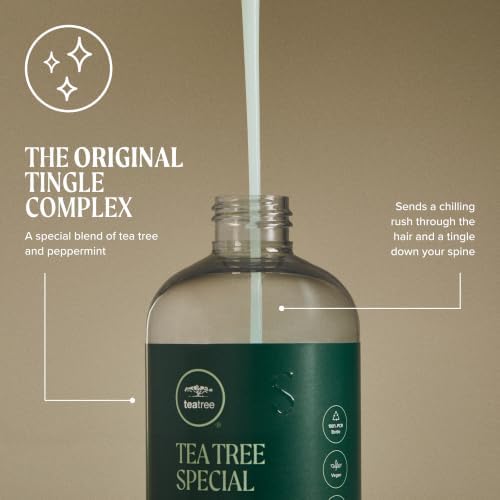 Tea Tree Special Shampoo, Deep Cleans, Refreshes Scalp, Especially Oily Hair, For All Hair Types