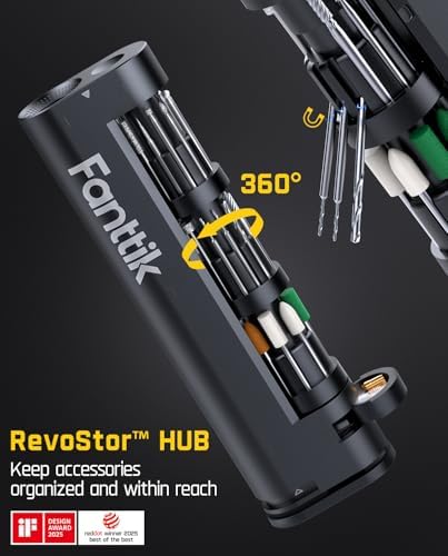 Fanttik F2 Master Mini Cordless Rotary Tool Kit for 3D Printer Sanding