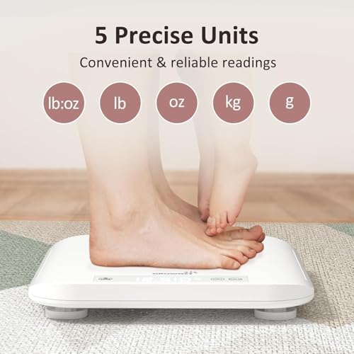 GROWNSY Digital Baby Scale & Pet Scale Up to 330 lbs, White