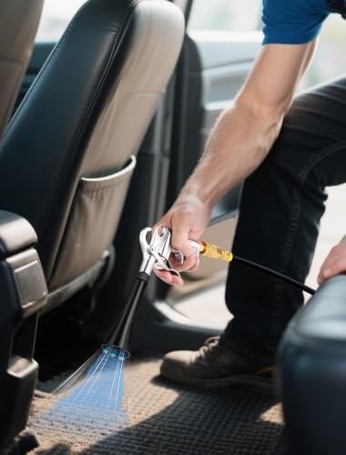 JASTIND Tornado Car Cleaning Gun, Dry Detailing Air Gun for Compressors