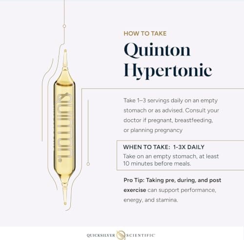Original Quinton Hypertonic, 30 Drinkable Ampoules
