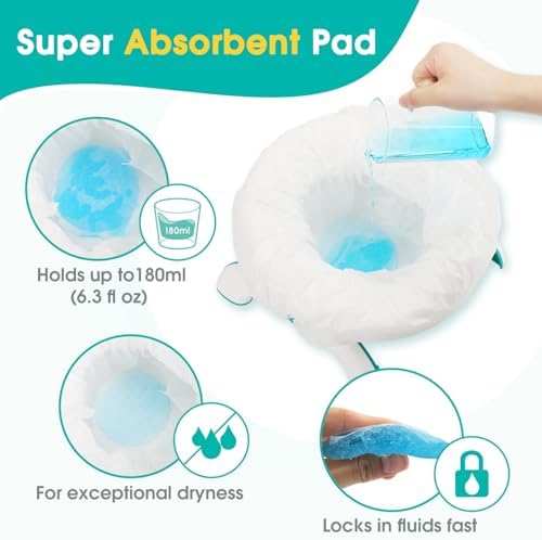 [90 Counts] Disposable Potty Liners Compatible with OXO Tot 2-in-1 Go Potty