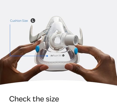ResMed AirTouch F20 Frame System - Replacement Frame System with Full-Face Mask & Elbow - Premium CPAP Gear - Headgear Not Included - Large