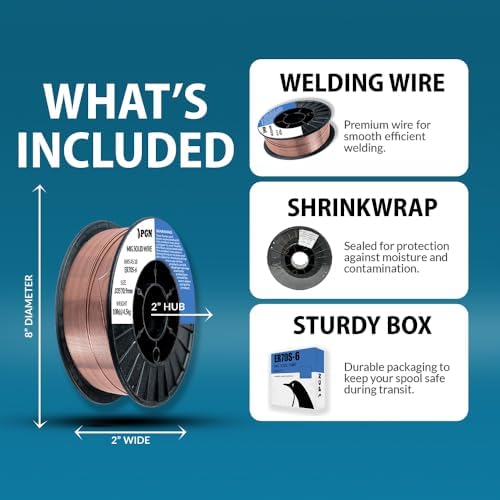 PGN ER70S-6 .035" Solid MIG Welding Wire - 10lb Spool