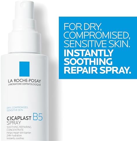 La Roche-Posay Cicaplast B5 Spray, Face Mist for Skin Barrier Repair 3.38oz