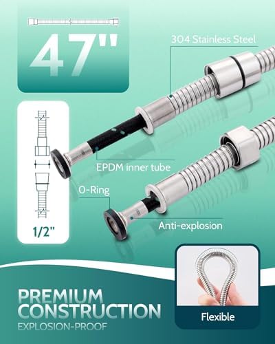 LUFEIDRA Bidet Sprayer, Adjustable Water Pressure, Muslim Shower Toilet