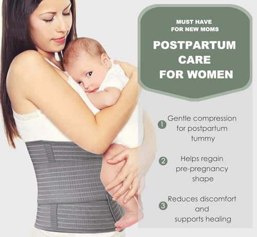 Abdominal Binder Post Surgery - Postpartum Belly Band Wrap