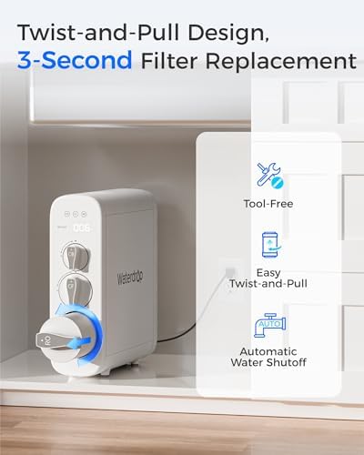 Waterdrop G3-N2RO Filter, Replacement for Waterdrop G3-W 400 GPD RO System