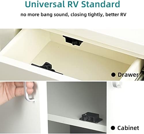 RV Drawer Latches and Catches, 8 Pack RV Cabinet Door Latches and Catches