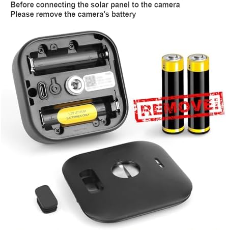 Solar Panel for Blink Camera, Solar Panel 4W Compatible with Blink Outdoor 4 (4th Gen) Camera, Solar Charger for Camera Outdoor with 13.12Ft Outdoor Power Cable, Adjustable Mount, IP65 Waterproof