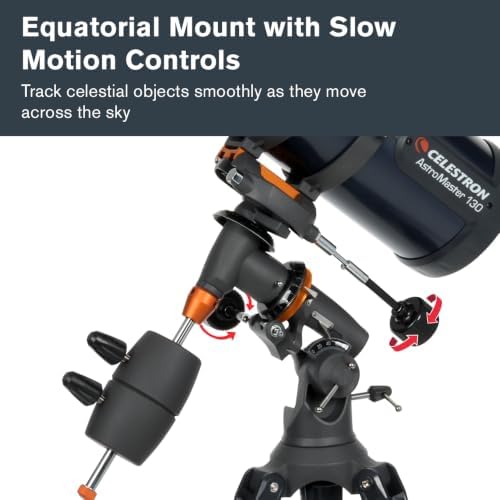 Celestron AstroMaster 130EQ Telescope for Deep-Sky Beginners
