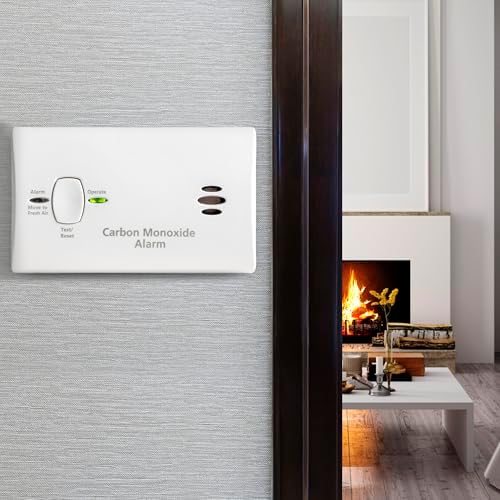 Kidde Carbon Monoxide Detector, AA Battery Powered, Portable for Travel or Home, 85 dB Alarm, LED Status Indicators, 3rd Edition