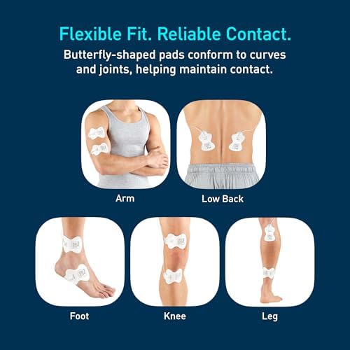 Omron Long Life Pads for TENS Unit Muscle Stimulator - Standard