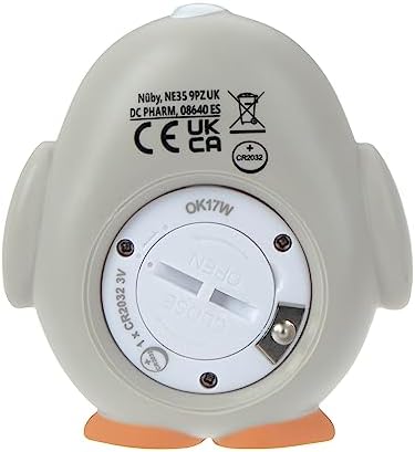 Nuby Bath and Room Digital Thermometer - Baby Thermometer for Safe and Cozy Bath and Room Temperatures - Penguin