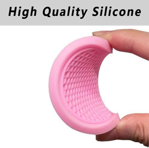 ZSDY Car Cup Coaster, 4PCS Universal Auto Non-Slip Cup Holder Embedded in Ornaments Coaster, Car Interior Accessories Sets, Pink