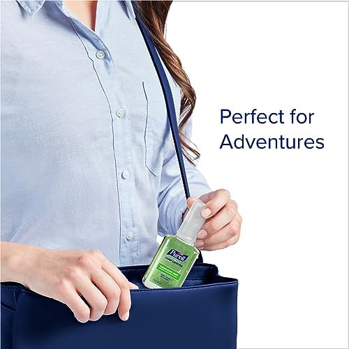 Purell Hand Sanitizer Gel Mint, Travel Pump Bottle 6ct x 2fl oz- 3907-04-EC
