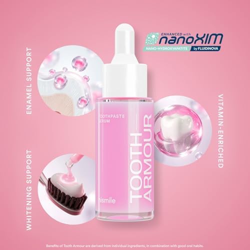 Hismile Tooth Armor™ Nano-Hydroxyapatite Toothpaste, Fluoride Free, Remineralizing, Suitable for Sensitive Teeth, Whitening & Cavity Protection | Up to 100 Uses