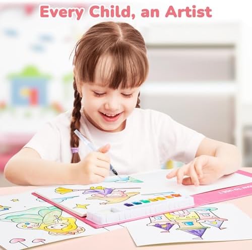 JoyCat Paint with Water Coloring Books for Toddlers (Magical Pony)
