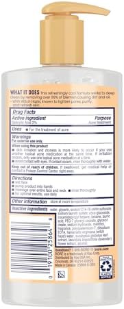 Biore Clear & Breathable Cooling Cleanser with Witch Hazel, 6.77 Oz