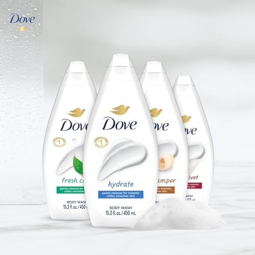 Dove Moisturizing Body Wash, Variety 6-Pack, 15.2 Oz Ea