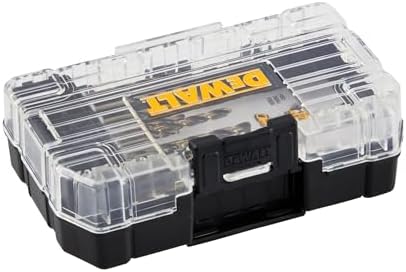 DEWALT 12 Pc Black and Gold Drill Bit Set, Premium Finish Impact Driver Bit Set for Metal, Plastic and Wood (DWAH1182)