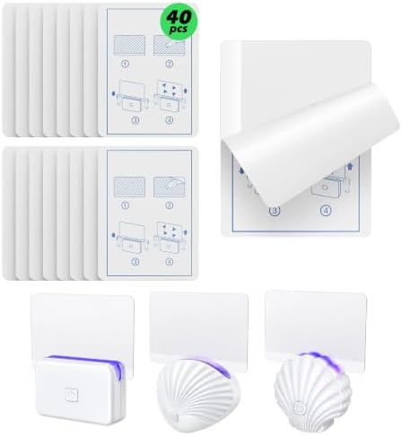 LFSYS 40 Packs Refill Card(Refills Only) for Plug in UV Light Fly Trap, Sticky Board Refills for LFSYS Plug-in Fly Trap