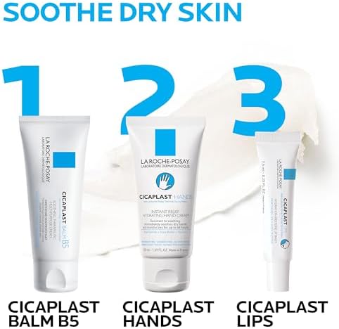 La Roche-Posay Cicaplast Lip Balm B5, Hydrating Lip Treatment, Shea Butter