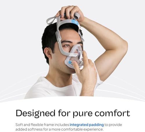 ResMed AirTouch F20 Frame System - Replacement Frame System with Full-Face Mask & Elbow - Premium CPAP Gear - Headgear Not Included - Large