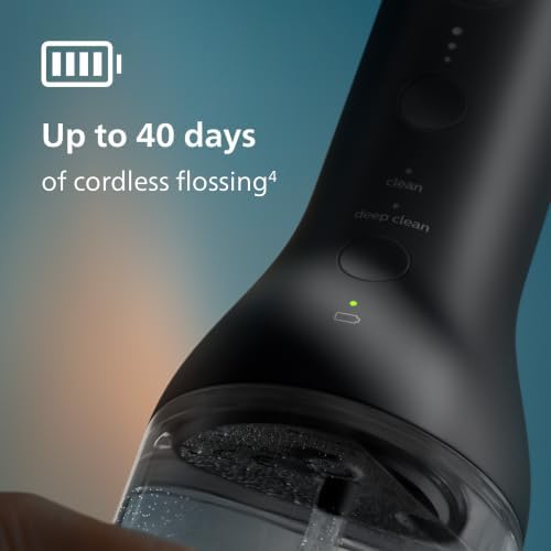 Philips Sonicare Cordless Power Flosser 3000, Water Flosser, 2 Nozzles