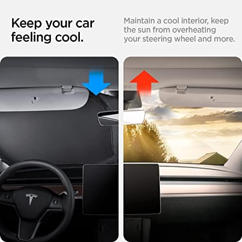 Spigen ZeroGap Windshield Sunshade for All Tesla Model Y & 3