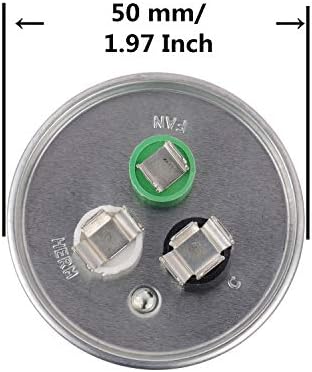 BOJACK 30+5uF 30/5MFD ±6% 370V/440V CBB65 Dual Run Circular Start Capacitor for AC Motor Run or Fan Start or Condenser Straight