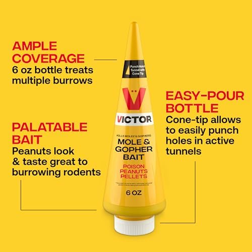 Victor Outdoor Mole & Gopher Poison Peanuts 4-Pack