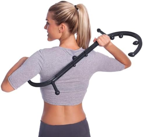 Body Back Buddy Classic Back Massager & Neck Massager for Pain Relief Black