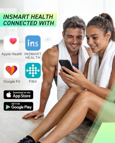 INSMART Smart Scale for Body Weight, 0.1lb High Accuracy,17 Metrics