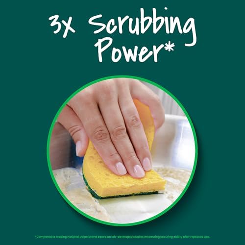 Scotch-Brite Heavy Duty Scrub Sponges, 12 Pack