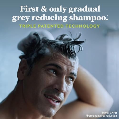 Just for Men Control GX Gray Reducing Shampoo, Keratin, 4 Fl Oz (3 Pack)