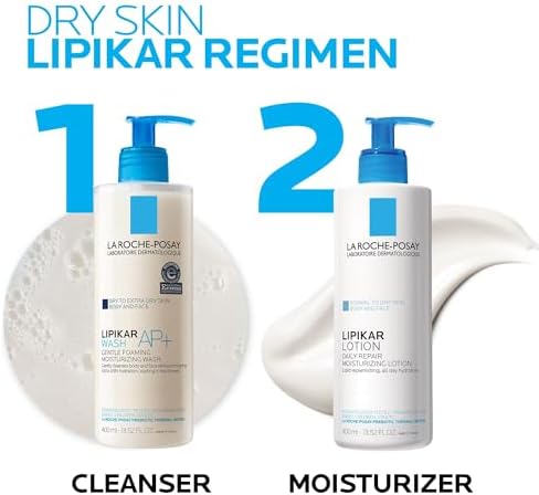 La Roche-Posay Lipikar Moisturizing Body Lotion for Dry Skin, Shea Butter