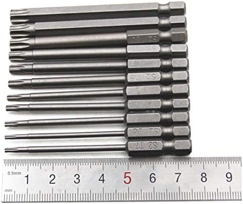 aiyun 11Piece Star Screwdriver Bit Set Shark Vacuum Security (75mm Length)