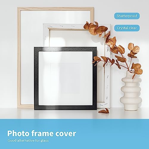 Art3d Plexiglass Sheets, Clear & Flexible, 5-Pack of 8 x 10"