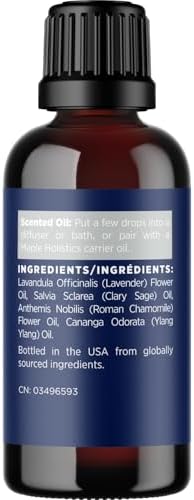 Sleep Essential Oil Blend for Diffuser - Dream Essential Oils for Diffusers Aromatherapy and Relaxation with Clary Sage Ylang-Ylang Roman Chamomile and Lavender for Sleep Time Support (1 Fl Oz)