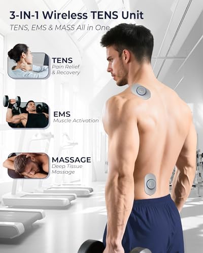 KingPavonini Wireless TENS Unit Muscle Stimulator, Pocket-Sized, Model U13