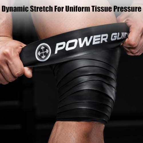 POWER GUIDANCE Muscle Floss Bands - Compression Bands - Mobility & Recovery Bands - for Improving Movement, Increasing Circulation & Reducing Soreness