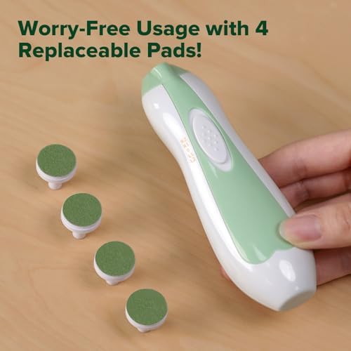 haakaa Electric Nail File Replacement Pads, Suitable for 12+Months, Matcha